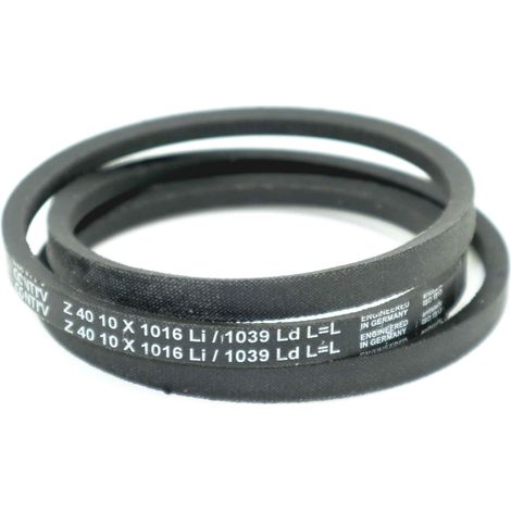Courroie trapézoidale lisse Contitech Conti V Z40 10 x 1016 Li / 1039 Ld