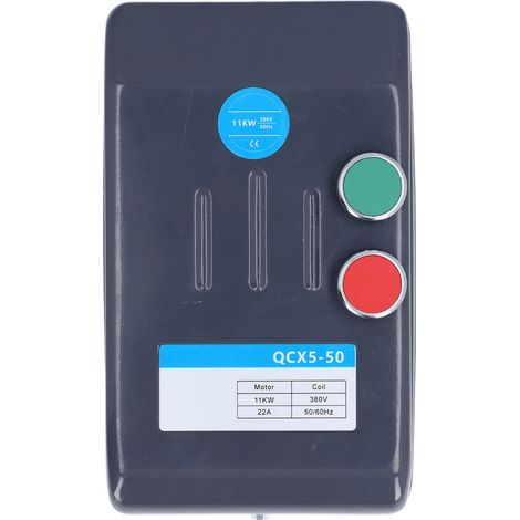 Démarreur de moteur magnétique 3 phases 380V 11KW, interrupteur de commande électrique pour compresseur d'air, Applications d'eau 20-32A (1/5)