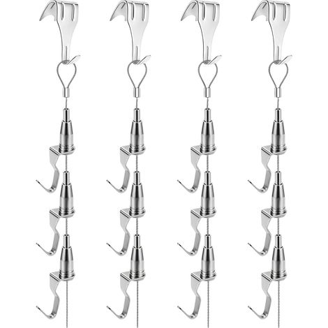 Ensemble de 4 fils suspension multifonctionnels et réglables avec (1/5)