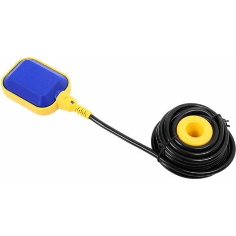 Interrupteur Flotteur ,Fdit Régulateur de niveau d'eau de l'interrupteur à flotteur pour câbles 5 m pour pompe réservoir (1/5)