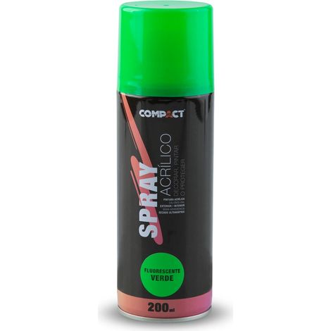 Pintura acrílica spray verde fluorescente 200ml
