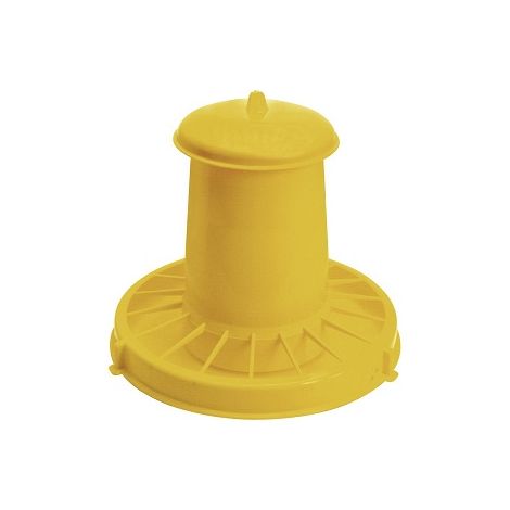 Restaurant automatique Kerbl pour la volaille, jaune, capacit 10,5 litres