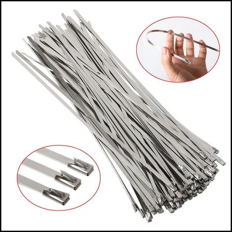 Fascette fascetta inox panduit cuffie giunti semiasse 20 pezzi attrezzi officina (1/5)