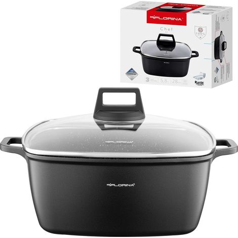 Florina Chef pentola alluminio 28 x 28 x 12 cm 7,1 l (1/5)