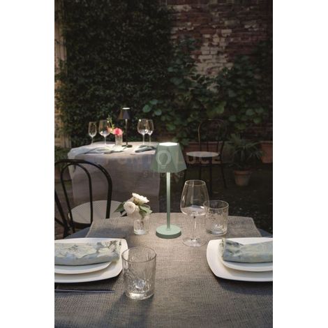 LUMETTO TOUCH FIJI SALVIA IP54  3000K 240LM 3W TOUCH DIMMERABILE