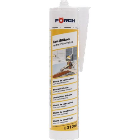 Silicone neutre viscosité moyenne transparent 310ml - 6810 2100