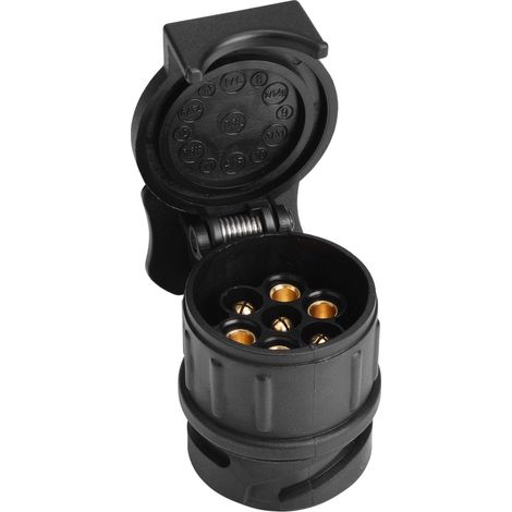 12V 13-poliger auf 7-poliger N&S-Adapter für Wohnwagen und Anhänger, Steckerkonverter (1/5)