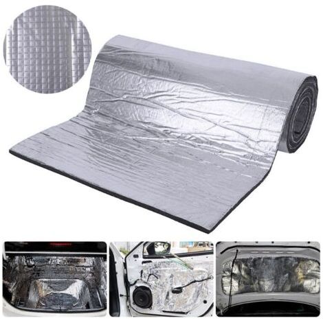 Tapis d’Isolation Acoustique pour Voitures 50x100cm, 10MM Mousse insonorisante insonorisation phonique, étanche Isolation Acoustique de Bruit et insonorisation (1/5)