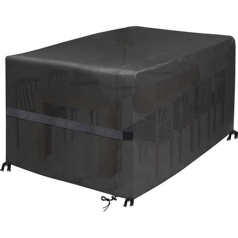 Housse Salon de Jardin, 242162100cm Housse de Protection imperméable pour Meubles de Jardin, 420D Oxford Tissu Housses de meubles de jardin Anti-UV, Résistance au Vent (1/5)