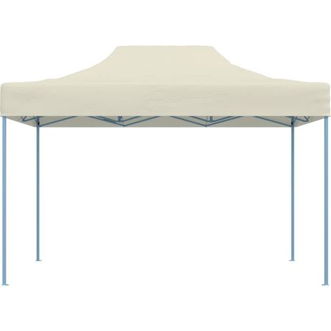 Tente de réception pliable - Tonnelle de jardin - Barnum professionnelle 3x4 m Acier Crème fr11314 - Maison La Vie (1/5)
