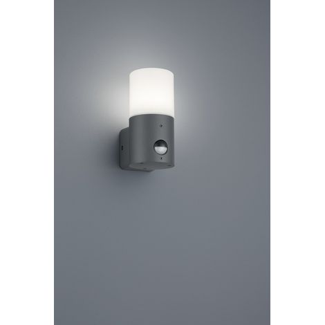 Hoosic Wandleuchte 1xE27 Anthrazit mit Bewegungssensor H17 cm IP44 Trio Beleuchtung (1/2)
