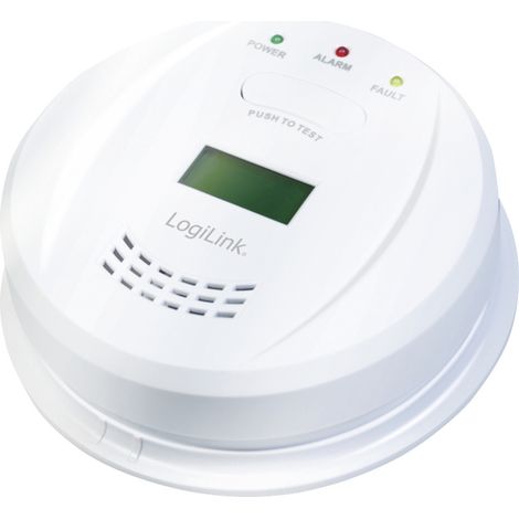 LogiLink SC0111 Kohlenmonoxid-Melder   batteriebetrieben detektiert Kohlenmonoxid (1/4)