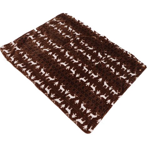 Couverture épaisse pour fauteuil roulant en polaire douce, jolis motifs, garde bien au chaud, couverture moelleuse pour les jambes (1/5)