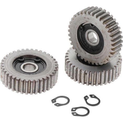 Lot de 3 engrenages planétaires 36T pour moteur de véhicule électrique, couleur : gris acier (1/4)