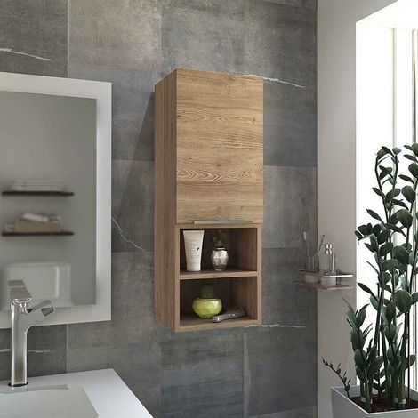 Armario de Pared baño Mila, con estantes , 81.71 cm X 29.99 cm X 25.50 cm , Beige (1/5)