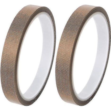 Rouleau de ruban PTFE pour machine de scellage sous vide, scelleuses manuelles et à impulsion (1/2 pouce x 33 pieds)