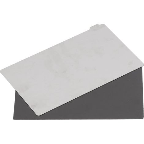 Plaque acier ressort aimantée imprimante 3D SLA DLP résine universal plateau flexible photopolymère 138x85mm (1/5)