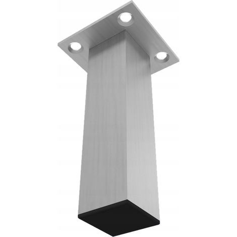 Pata de acero inoxidable para cómoda, armarios, 10 cm de altura. (1/3)