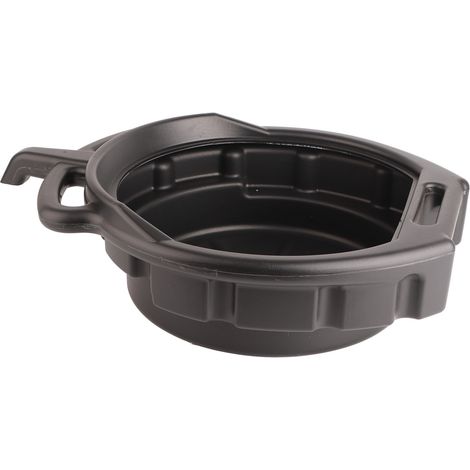 Bac de récupération d'huile portable noir antigel pour vidange auto universel outil de mécanique automobile 7.5L (1/5)