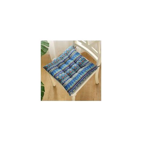 Coussins Boho-Rouge – Lot de 2 Pièces, Coussin de Chaise de Jardin, Cuisine, Salon, Attaches Incluses (1/4)