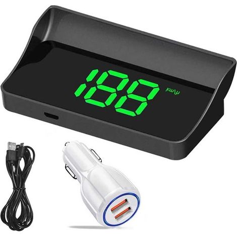 Pantalla frontal HUD,velocímetro GPS universal,velocímetro digital para coche,velocímetro GPS para coche y motocicleta (1/5)