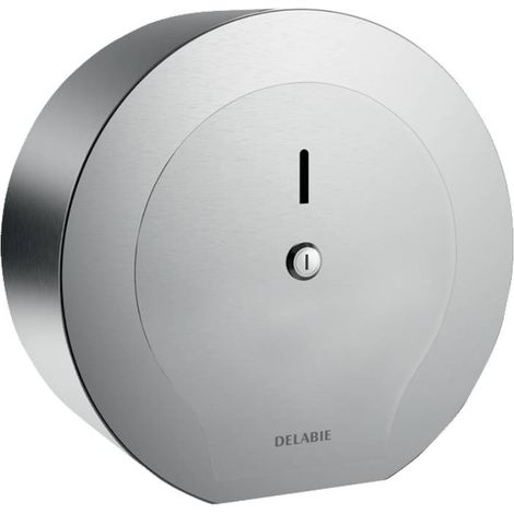 Delabie porte-papier toilette pour rouleau 400 m acier inoxydable 1.4301 satiné (1/2)