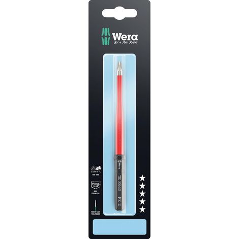 Wera Kraftform Kompakt VDE 3065 iS PZ Take it easy SB, acciaio Inox, PZ 2 x 157 mm (1/5)