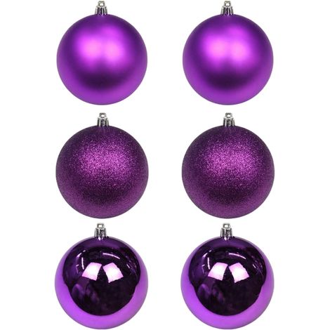 Bolas De Navidad - Decoración Para Árbol De Navidad - Plástico - Reutilizables - 1 Unidad (1/5)