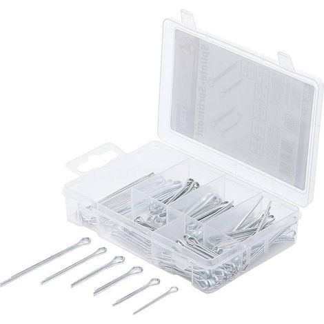 Assortiment de Goupilles D.1,6-3,2 mm - 135 pcs - Acier Résistant - Fixation Sécurisée, Pro - D-Work (1/5)