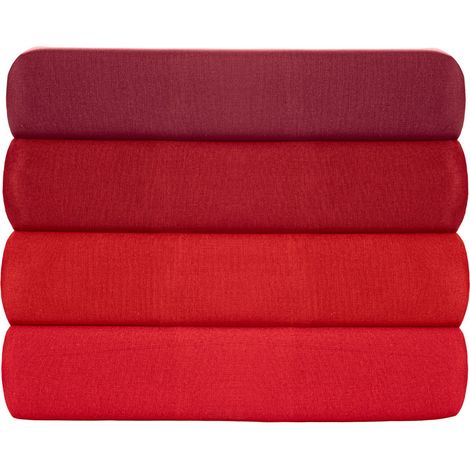 Ranforce King Fitted Sheet (ES) 100% Cotone RANFORCE Dusty Rose (1/4)