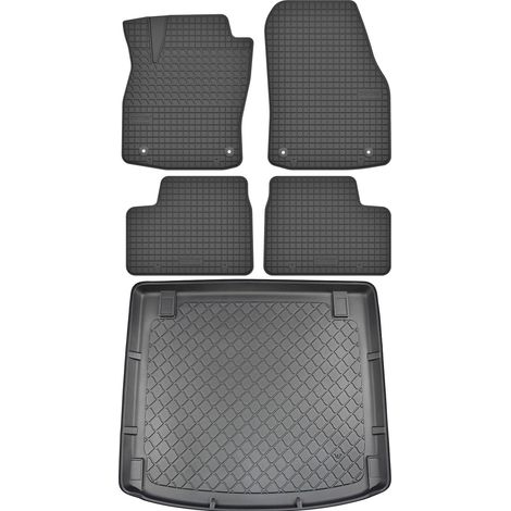 Juego de alfombrillas de goma para coche y maletero para Opel Astra III H Kombi (2004-2014).