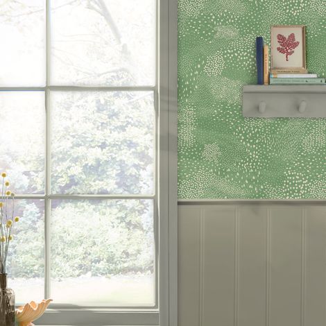 Papier peint intissé Joules Mono farm 1005 x 52cm Vert