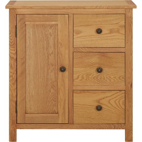 Buffet,Placard 70x35x75 cm Bois de chêne massif CFW627376 (1/5)