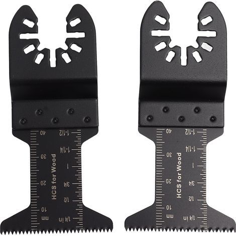 Jeu de 35 lames de scie oscillantes, en acier à haute teneur en carbone, résistantes à l'usure, pour une coupe précise du plastique, accessoire multifonctionnel.