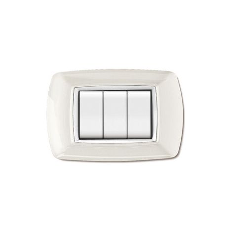 PLACCA LIFE LIVING PLAST BIANCO 3P CORNICE BIANCO- 10,0 pz