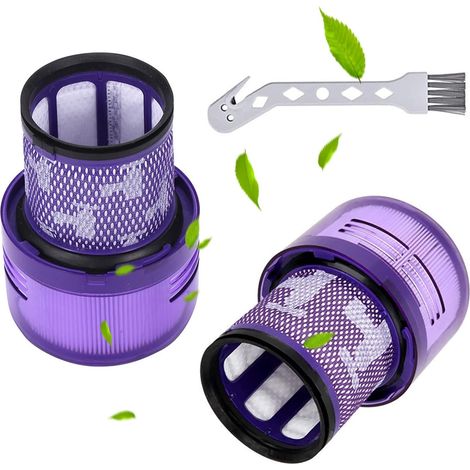 Lot de 2 filtres de rechange pour aspirateur Dyson V11 SV14 Réutilisable V11 pour Dyson Aspirateur V11 SV14 Cyclone Animal Absolute Aspirateur Remplacer  DY-970013-02 (1/5)