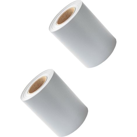 SWANEW Strisce privacy, PVC, strisce paravento, tappeto a doppia asta 50mx 2 grigio chiaro (1/5)