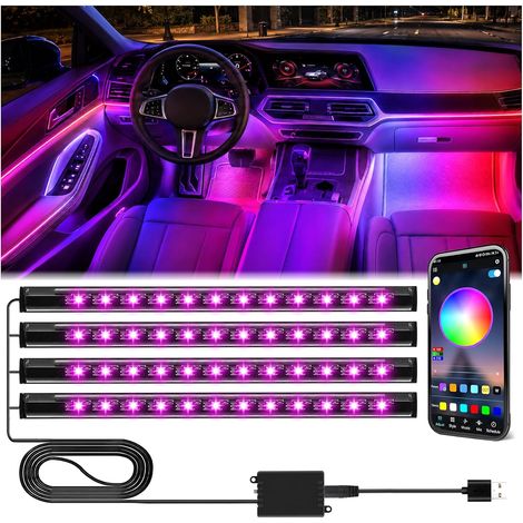 Autoinnenbeleuchtung, LED-Autozubehörlampe, Geschenk für Männer, Mütter, Großmütter und Frauen, Autozubehör mit App-Steuerung (1/5)
