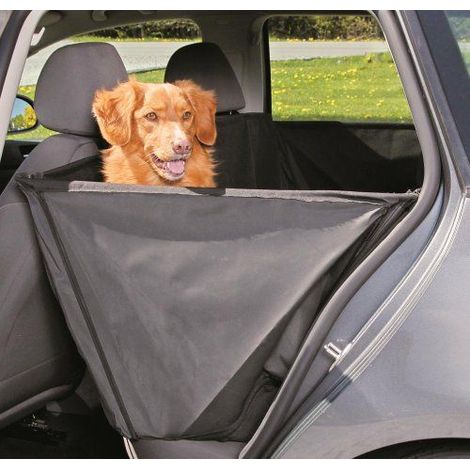 Funda de asiento de coche para perros negro 150x135 cm TRIXIE (1/5)