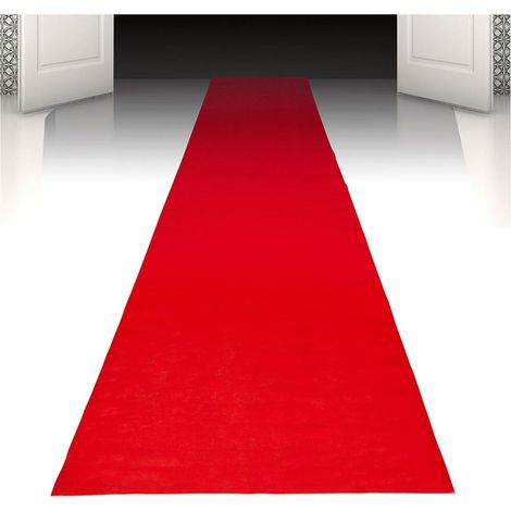Tapis rouge, 1 mètre de large et 10 mètres de long, décoré pour une soirée sur le thème du carnaval, un mariage VIP, Halloween. (1/5)