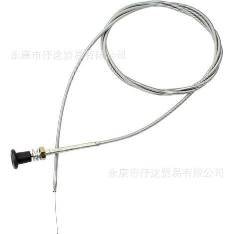 Cuttable wire rope for bicycles, go-karts, lawn tractors, lawnmowers, and 96-inch fire extinguishing damper. (1/5)
