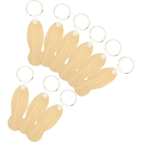 Porte-clés Accessoire Pratique pour Enlèvement de Chariot Quotidien Jetons de Chariot 12 Pièces en Bambou Solide Compact et Élament (1/5)