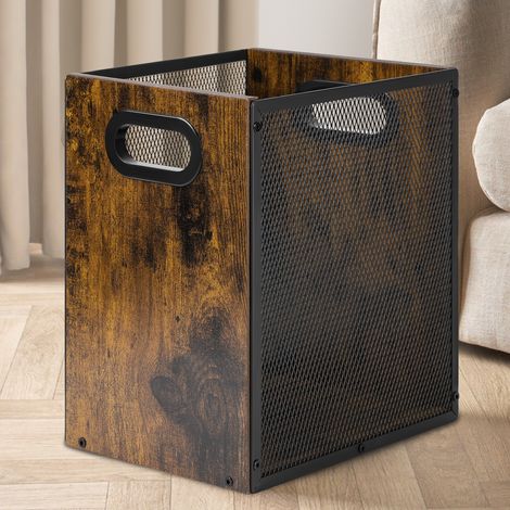 Poubelle Ou Corbeille À Papier Moderne en Bois d'une Capacité De 17 L, pour le bureau et la chambre (1/5)