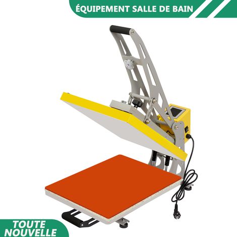 WAOBDLA Machine de presse à chaleur d'écran LCD 2500W Machine de transfert de chaleur Machine de presse à chemise 0-250℃/32-482°F (1/5)