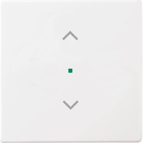 Bascule simple avec symbole ’’store’’ studio blanc