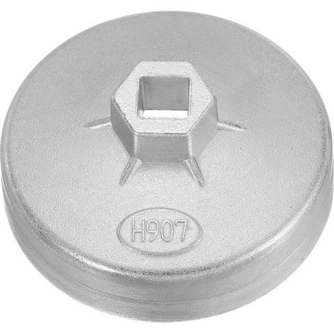 Clé Pour Filtre À Huile 15 Canelures 89mm Diamètre Intérieur 1/2" Entraînement Carré Type Coupe En Aluminium Outil De Dépose De Douille Métrique Pour Filtre À Huile (1/5)