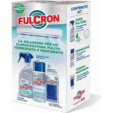 Kit Pulizia Climatizzatori Fulcron 3 pezzi