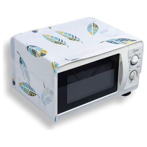 Four à micro-ondes/four multifonction Housse anti-poussière Housse anti-graisse avec protection de cuisine de poche (motif plume) (1/4)