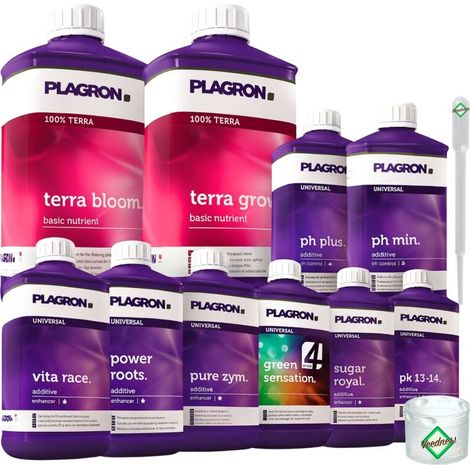 Plagron 10-Teiliges Dünger Set Terra XXL – Mineralischer Grow Dünger (1/5)