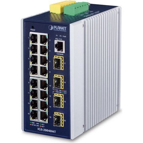 Planet IP30 Industrie 16 10/100/100, IGS-20040MT